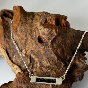 Zilveren rechte hanger